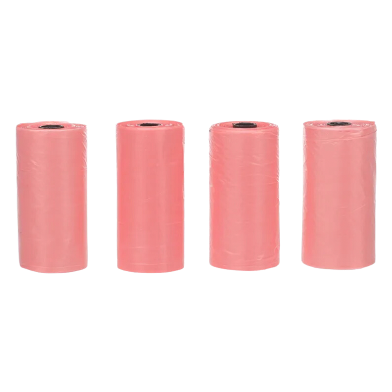 Poepzakjes (4x15st.) pastelkleuren