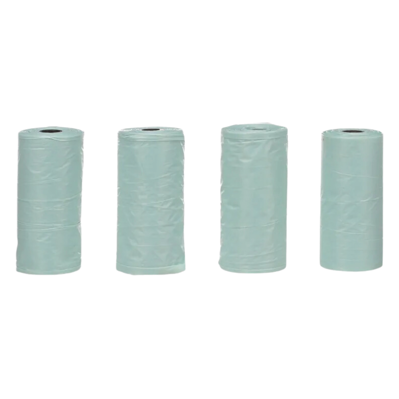 Poepzakjes (4x15st.) pastelkleuren