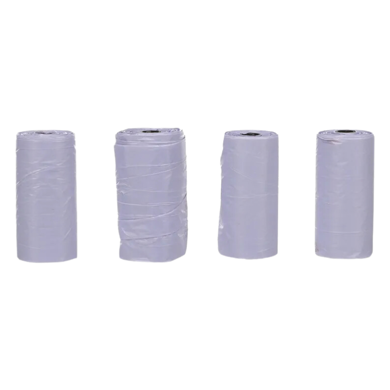 Poepzakjes (4x15st.) pastelkleuren