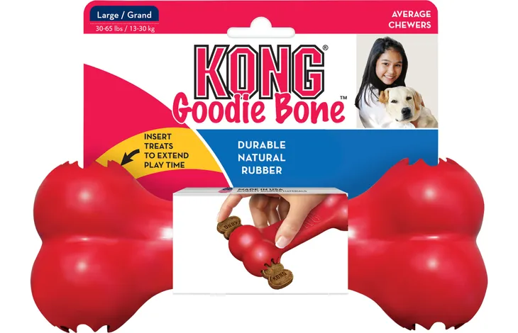 KONG® Speelgoed Goodie Bone™ Been Rood