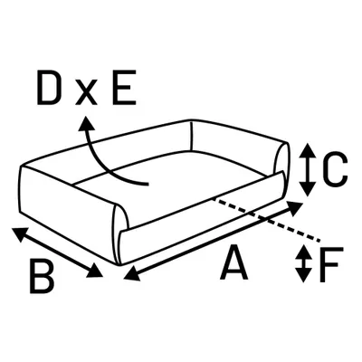 Mand Jacquard rechthoekig - Nora-Lou