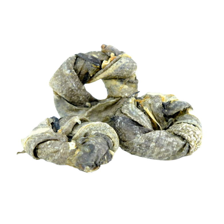 Akyra Natuurlijke kauwsnack - Kabeljauwhuidringen (200gr)