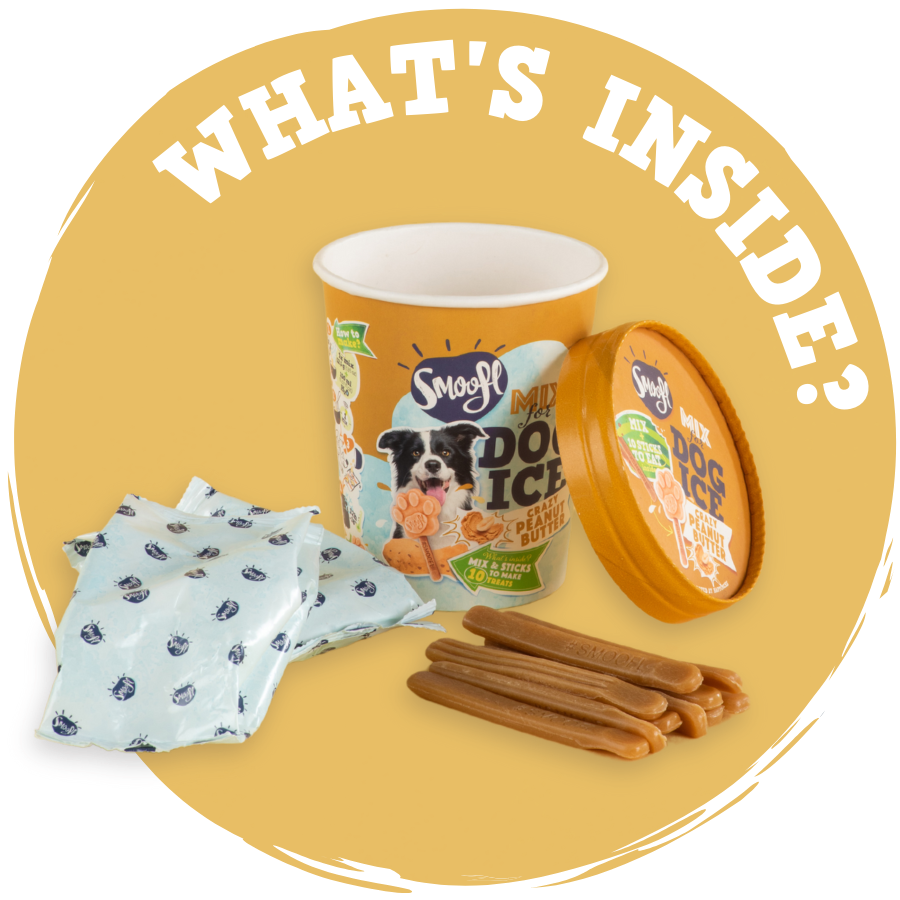 Smoofl Mix Peanut butter voor hondenijs