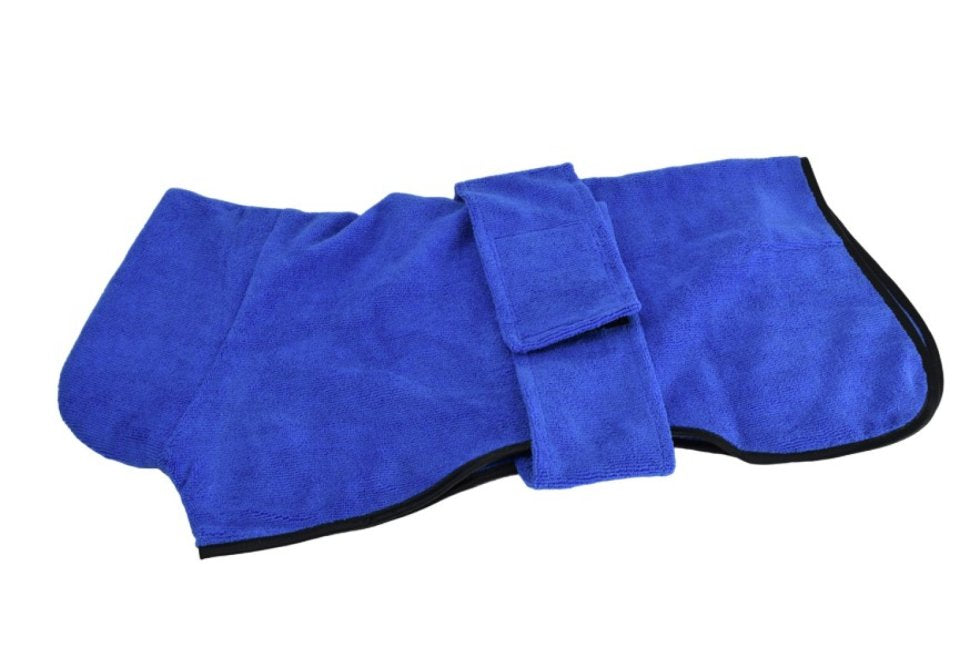 Hondenbadjas Blauw
