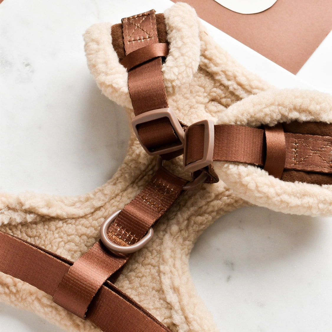 Cocopup harnas verstelbaar BROWN AVIATOR