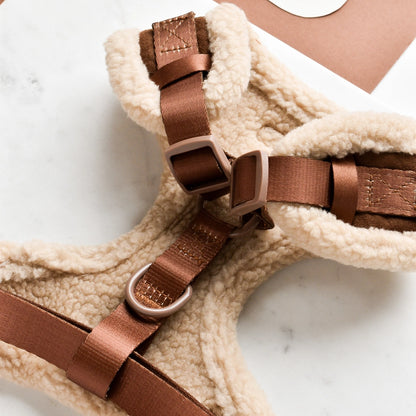 Cocopup harnas verstelbaar BROWN AVIATOR