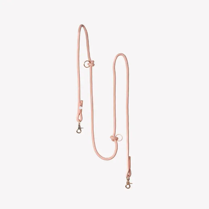 Furlou Handsfree hondenriem - POEDERROZE