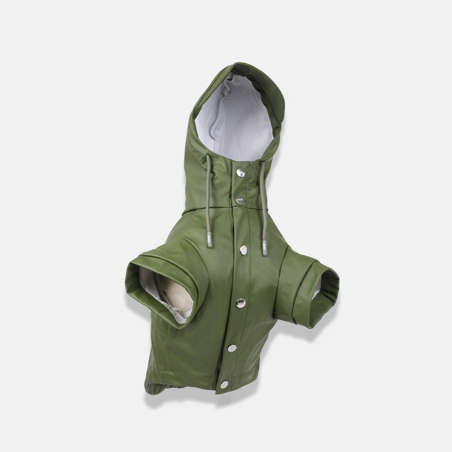 Regenjas hond Groen