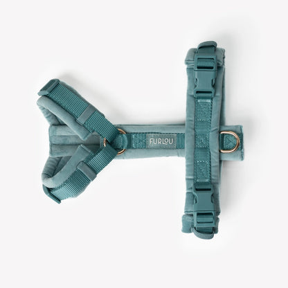 Furlou Y-shaped Harness Velvet - BLUE