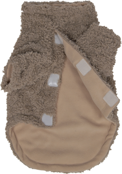 AB Curl Plush trui beige