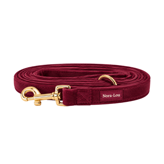 Nora-Lou Leiband Cherry Velvet - Bordeaux - Nora-Lou