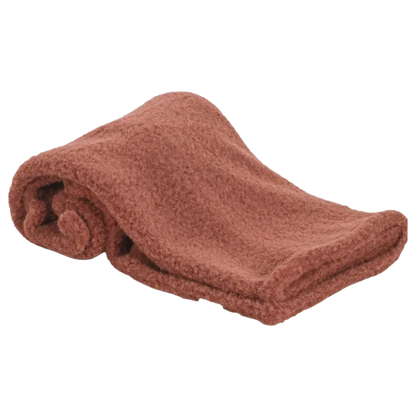 Deken Adeline Teddy Terracotta