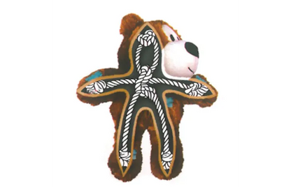 Kong® Speelgoed Wild Knots Beer met touw Meerdere kleuren - Nora-Lou