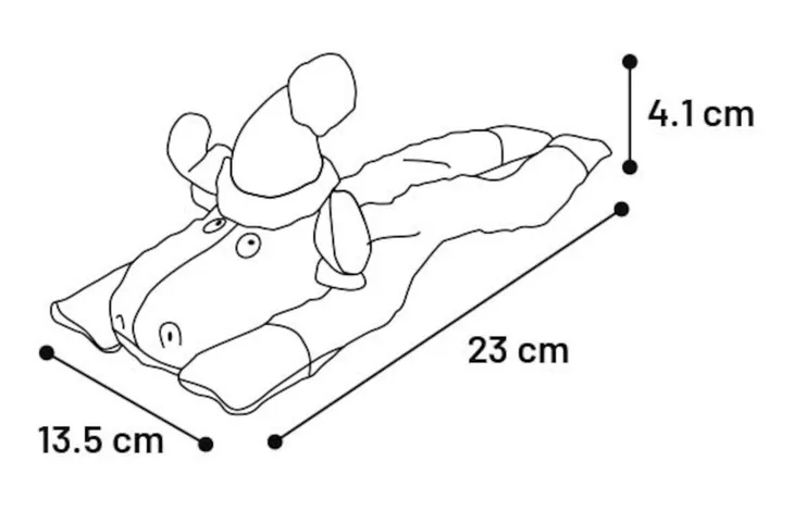 Kerst Speelgoed Taci Rendier Bruin