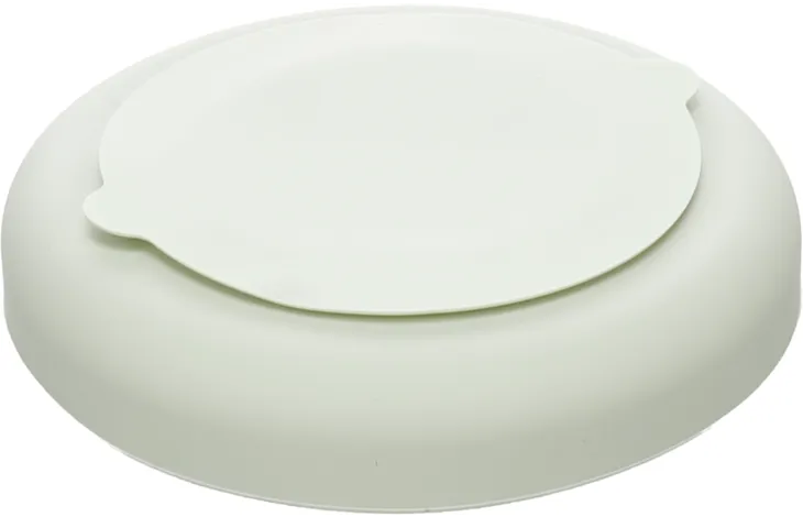 Eetpot Slow feeder Rainy Rond Lichtgroen