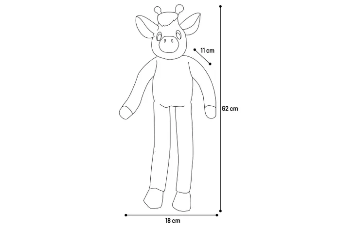 XL Speelgoed Fagi Giraf Bruin