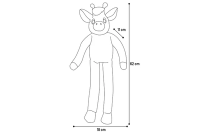 XL Speelgoed Fagi Giraf Bruin