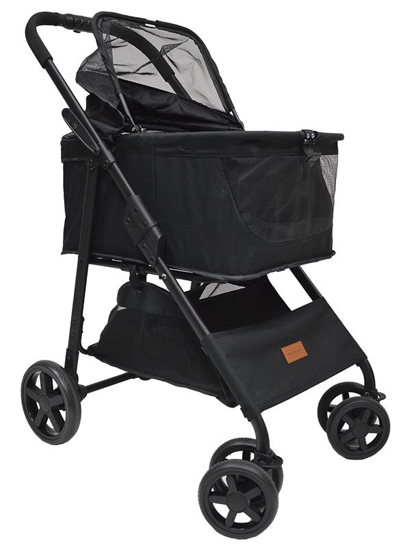 AB Classic On The Go Hondenbuggy Veluna Zwart