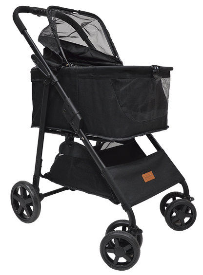 AB Classic On The Go Hondenbuggy Veluna Zwart