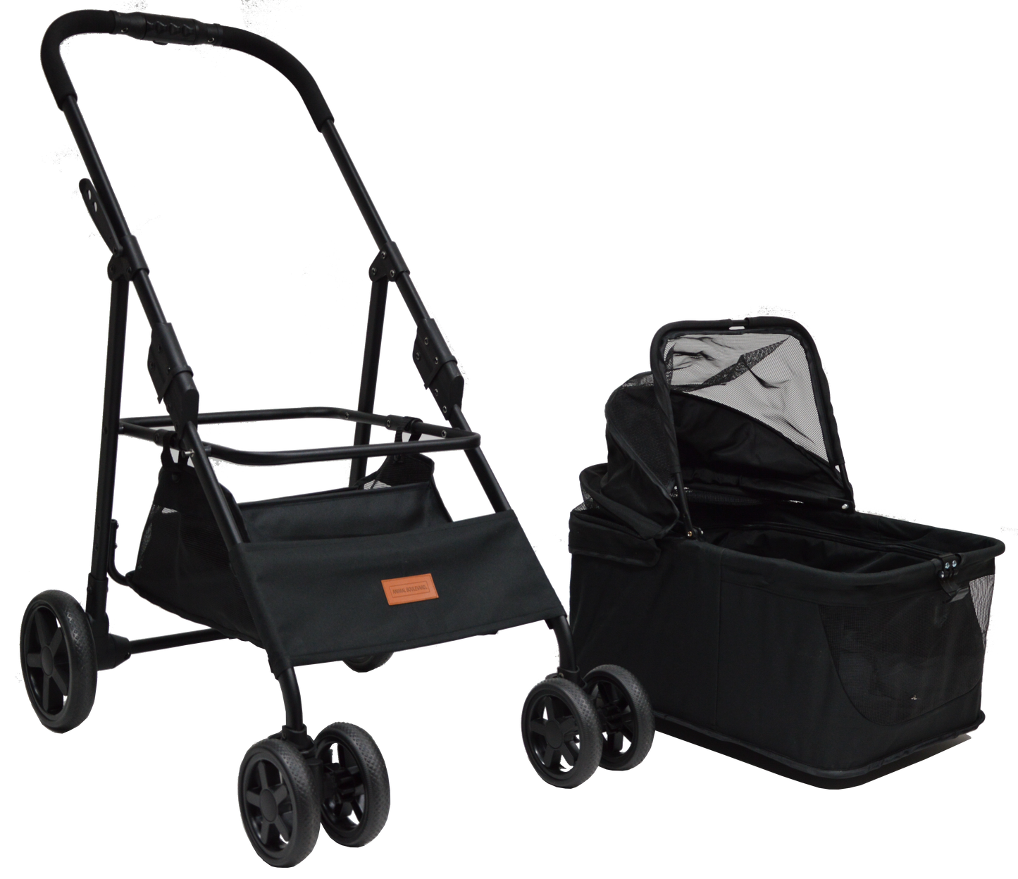 AB Classic On The Go Hondenbuggy Veluna Zwart