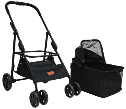 AB Classic On The Go Hondenbuggy Veluna Zwart