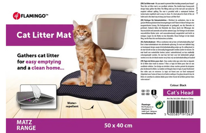 Kattenbakmat Matz Zwart
