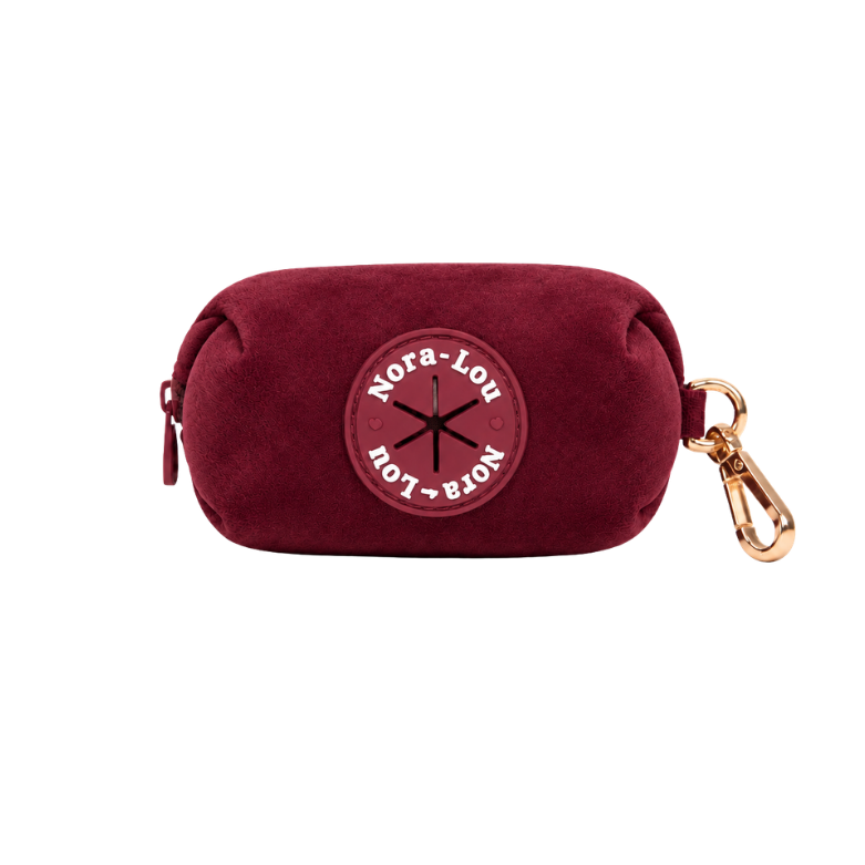 Nora-Lou Poepzakhouder Cherry Velvet - Bordeaux - Nora-Lou