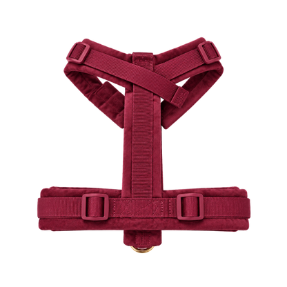Nora-Lou Y-vormig Harnas Cherry Velvet - Bordeaux - Nora-Lou
