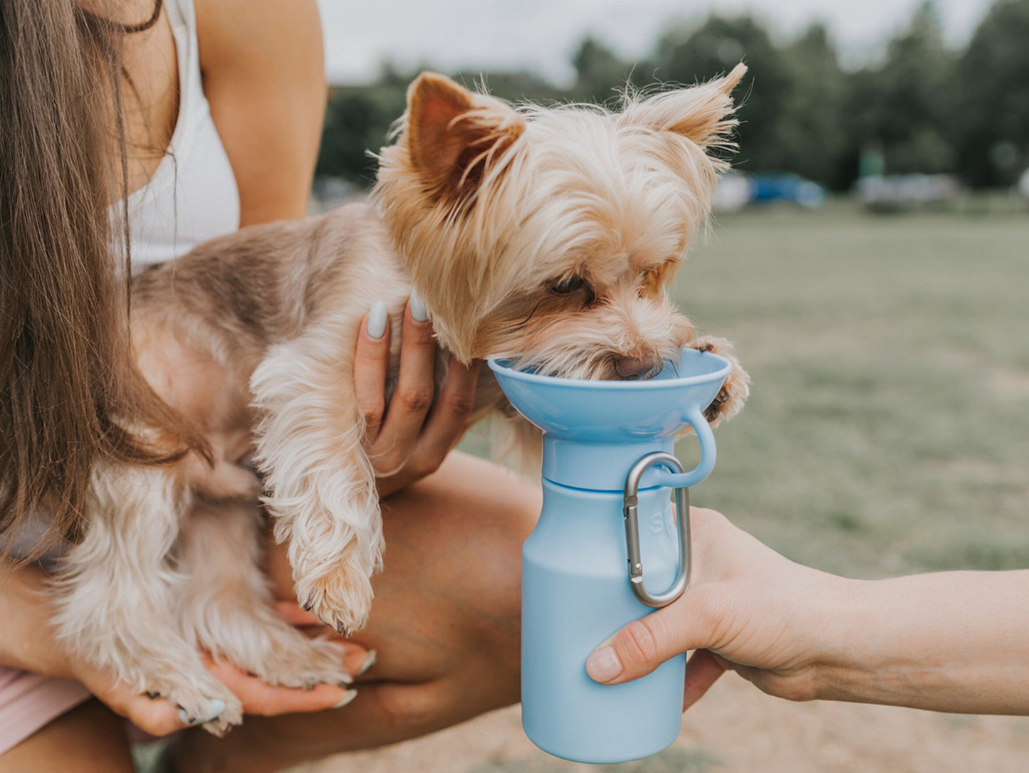Hondendrinkfles voor onderweg Mini 0,44 L (meerdere kleuren) - Nora-Lou