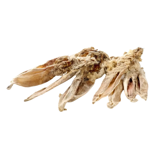 Natürlicher Kausnack - Hasenohren mit Fell