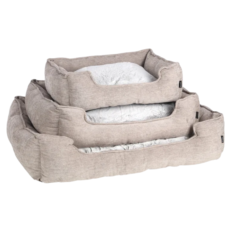 Basket Maylo rectangular Beige