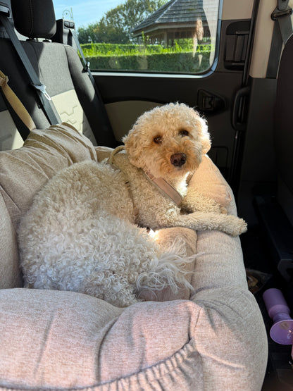 Flamingo Autostoel/automand Megan Beige (groot) - Nora-Lou