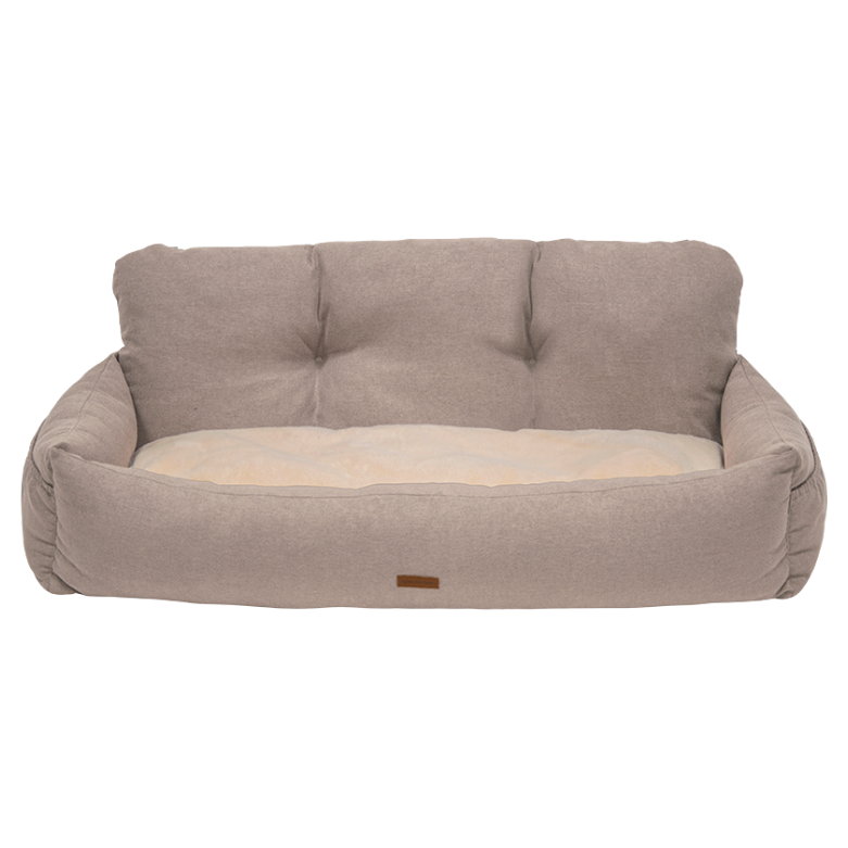 AB HOME&AWAY Autostoel/ Automand achterbank Betty Beige -113x47x42cm - Nora-Lou