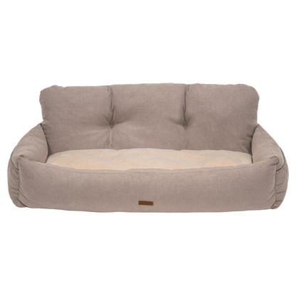AB HOME&AWAY Autostoel/ Automand achterbank Betty Beige -113x47x42cm - Nora-Lou