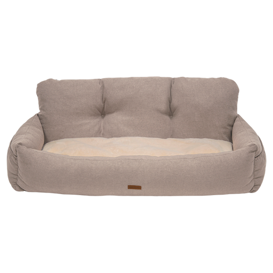 AB HOME&AWAY Autostoel/ Automand achterbank Betty Beige -113x47x42cm - Nora-Lou