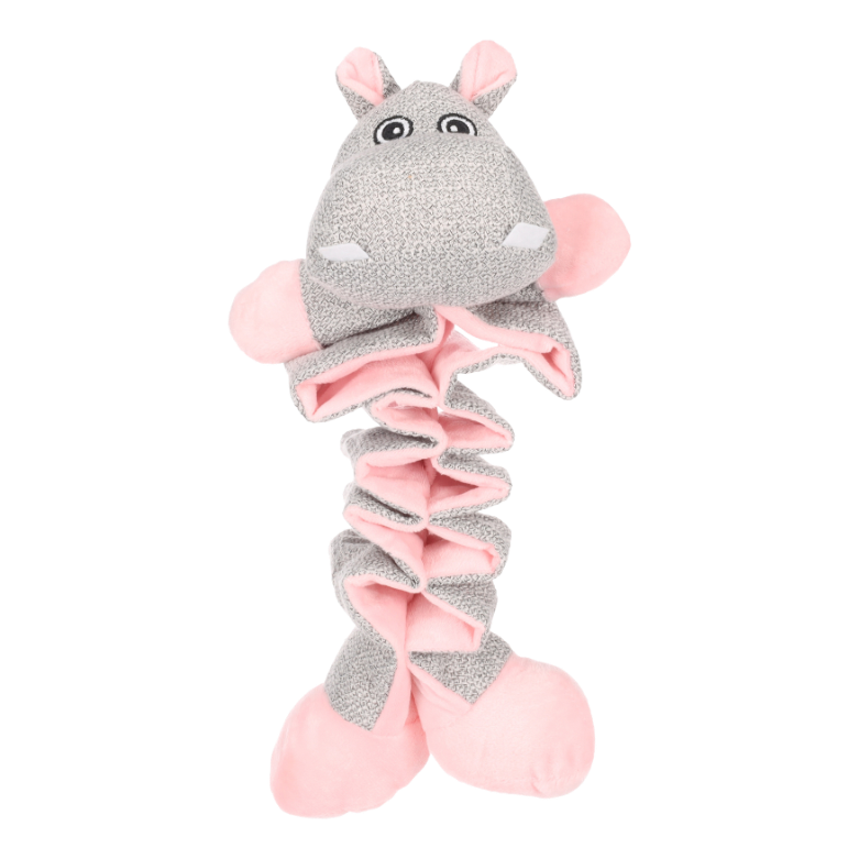 Speelgoed puppy Filsy Nijlpaard roze - Nora-Lou
