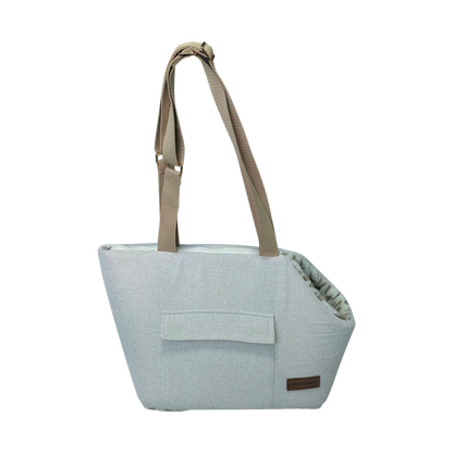 AB Snowleopard draagtas wit/grijs - XXS - Nora-Lou