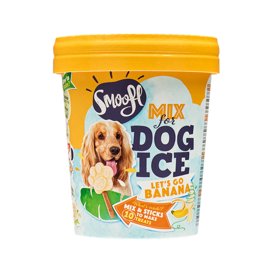 Smoofl Mix Banana voor hondenijs