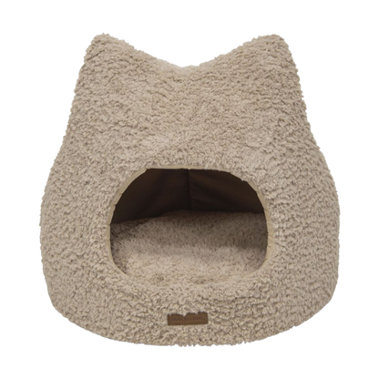 Animal Boulevard Curl Plush Cat igloo/cat bed XS Beige