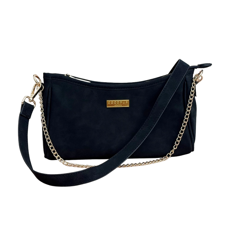 Hondenuitlaat Tas - Zwarte Suède