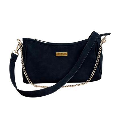 Hondenuitlaat Tas - Zwarte Suède