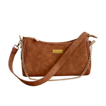 Hondenuitlaat Tas - Tan Suède