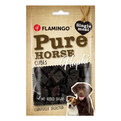 Cubes Hapki à grignoter avec du cheval (85g)