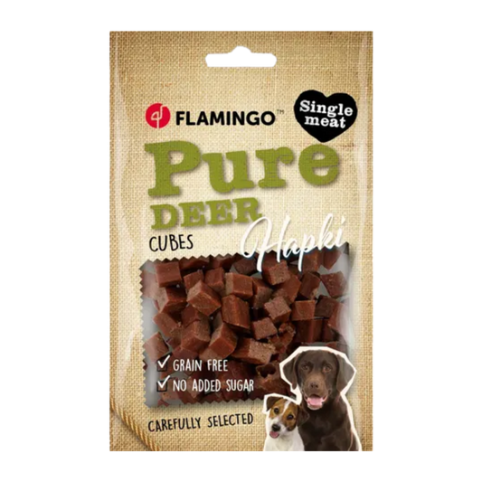 Snack Hapki Pure Blokjes met hert (85gr) - Nora-Lou