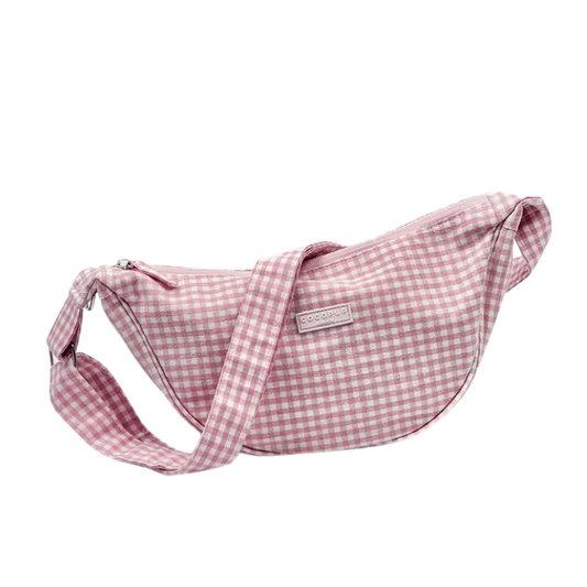 Cocopup Crossbody Crescent Hondenuitlaat Tas - ENGLISH PINK - Nora-Lou