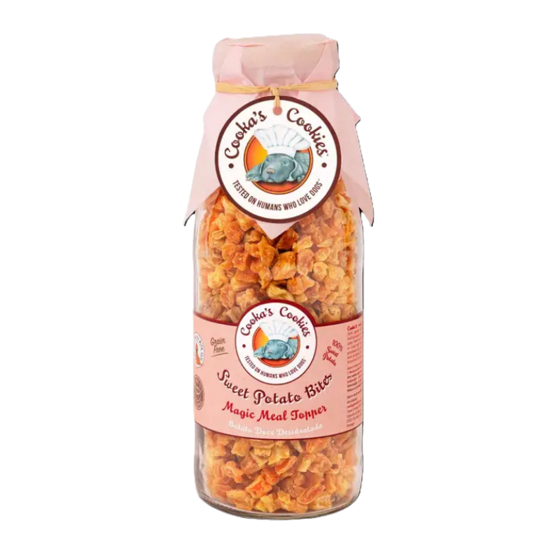 Maaltijdtopper - Luchtgedroogde Zoete aardappelhapjes (250gr)