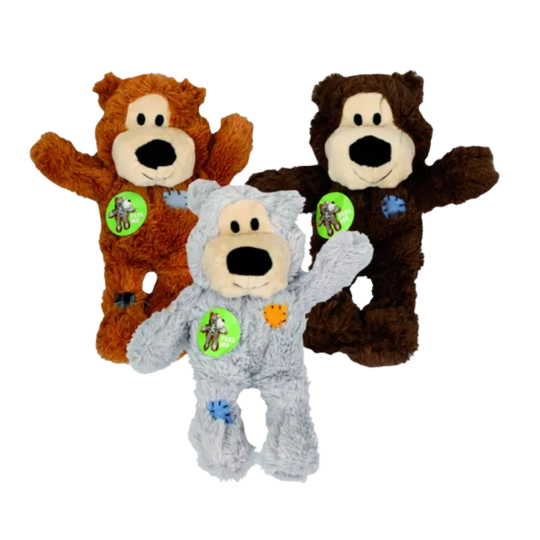 Kong® Speelgoed Wild Knots Beer met touw Meerdere kleuren - Nora-Lou