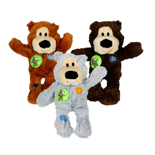 Kong® Speelgoed Wild Knots Beer met touw Meerdere kleuren - Nora-Lou