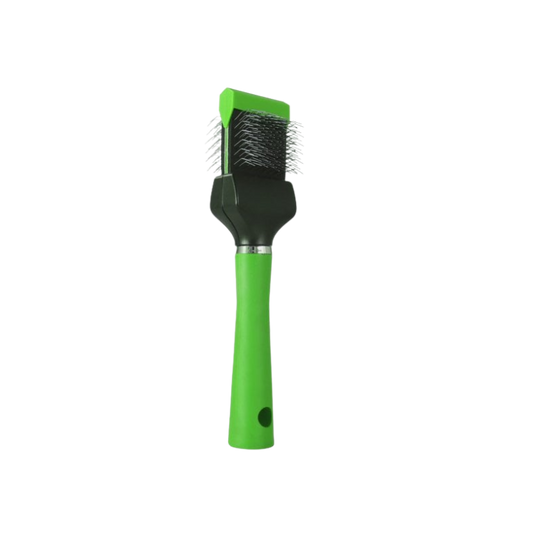 Flexibele borstel slicker groen enkel TRITRA