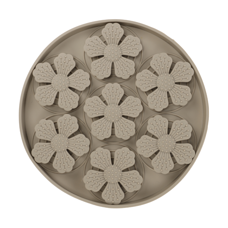 Likmat Fleur Rond Taupe